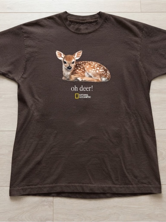 Gildan Other - National Geographic Oh Deer Fawm Graphic Heavy Blend Gildan T-Shirt